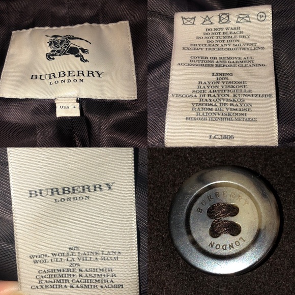 Burberry Brown Wool Cashmere Belted Midi Car Coat - Picture 3 of 8